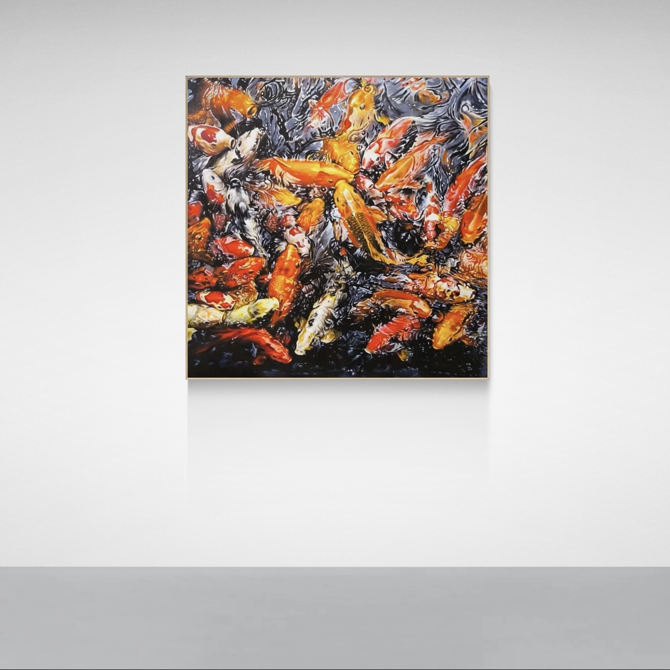 Koi Frenzy: Beneath the Shimmering Surface