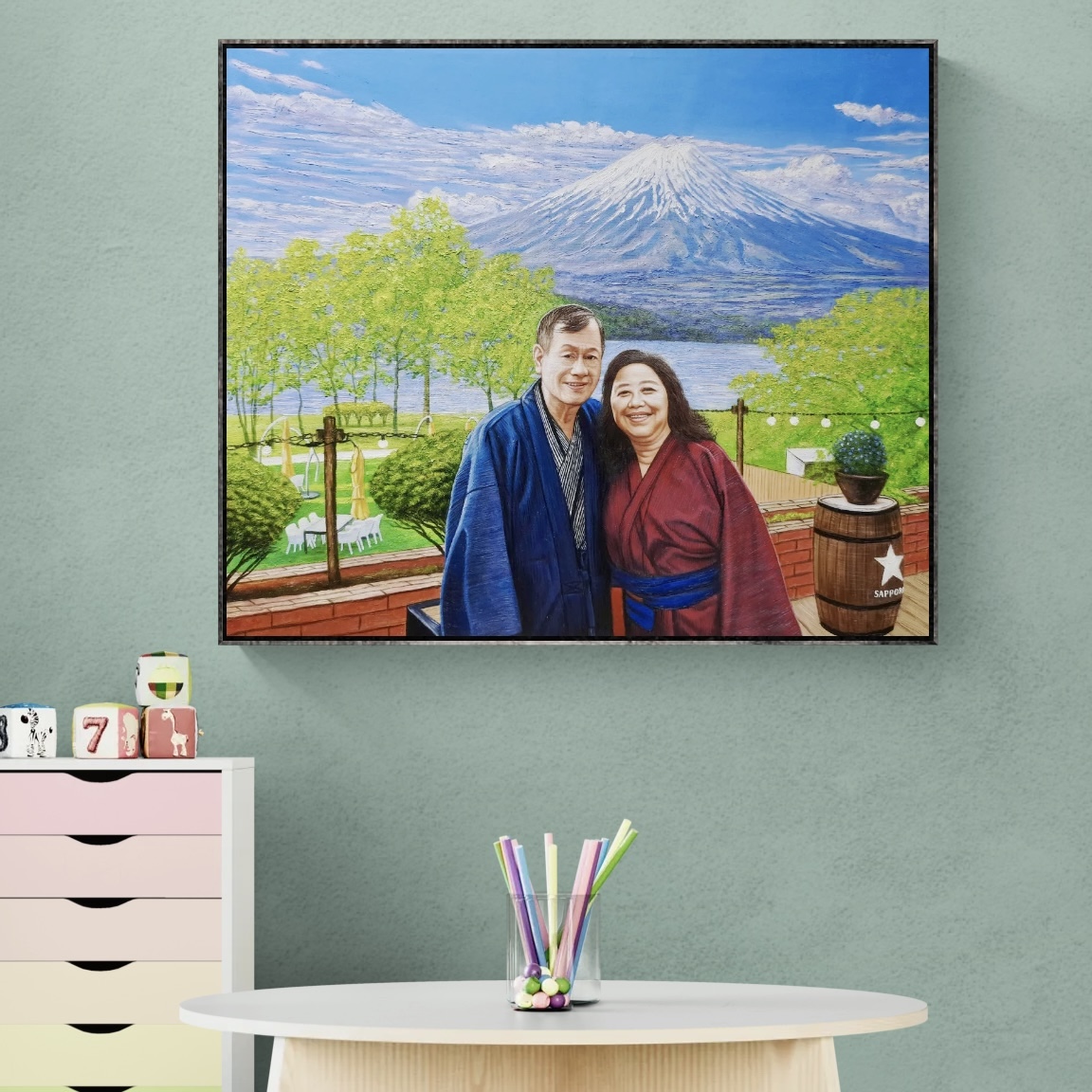 (Customs Family Picture) Springtime Serenity at Fuji’s Peak image 3